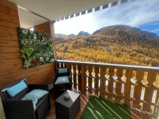 Plein Centre, luxueux 6 personnes, 2 chambres, parking , terrasse, vue époustouflante, Tout pédestre, piste à 100m - 0