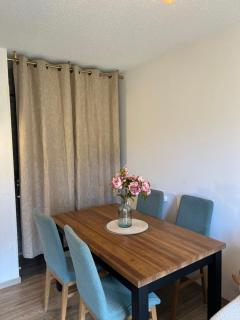 Plein Centre, luxueux 6 personnes, 2 chambres, parking , terrasse, vue époustouflante, Tout pédestre, piste à 100m - 3