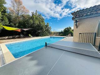 La Prairie 15p, piscine, ping-pong, vue et jardin - 5