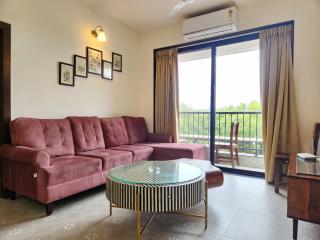 Contemporary 2BHK Family Retreat with Mangrove view, Pool & Amenities - Near Candolim Beach - 0