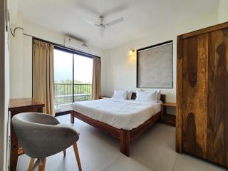 Contemporary 2BHK Family Retreat with Mangrove view, Pool & Amenities - Near Candolim Beach - 4