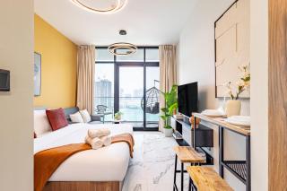 Fantastic Studio - Full Canal & Cleveland Views - 5 min walk from Cleveland, ADGM and Galleria - Perfect for Corporate Travelers - Big Balcony - Heart of Maryah Island - 1