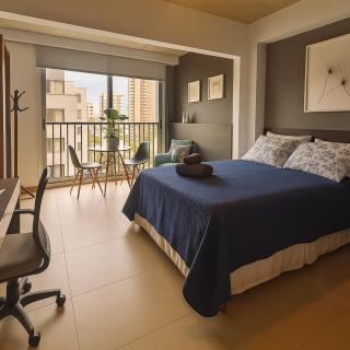 Vn Ueno Lindos Studios na Bela Vista - Próximo Sírio - 7