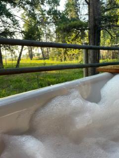 Cozy Country Log Cabin Art Spa Getaway - 2