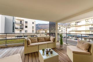 Les Balcons de la Suite - coeur de village, terrasse - 1