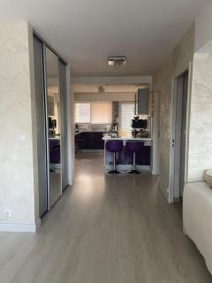 Bel appartement lumineux de 100m2 6 places 3 chambres au 3e étage avec ascenseur -A 5mn à pied du parc des expositions congrès de Dijon et ENG et 10mn du centre ville place Parking devant l'immeuble - 2