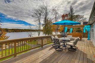 Lakefront Pocono Retreat with Hot Tub and Movie Hub - 5