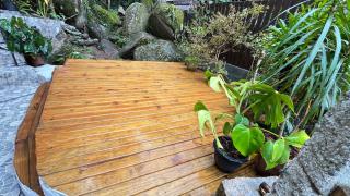 Cabana com banheira de Hidro e vista para o mar, privativa e tranquila localização excelente - 4