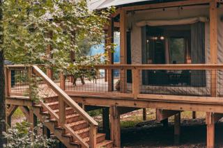 Luxuring Glamping Tent - The Dog Wood - Near Tryon International Equestrian Center - Wheat Creek Outpost - 9
