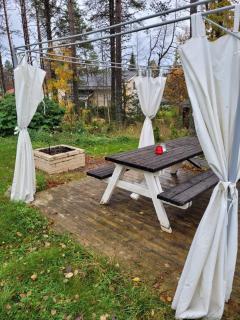 Saunallista omakotitalomajoitusta Kuusamon keskustan tuntumassa - 7