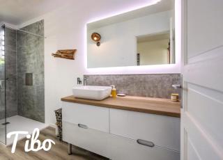 Nouveau gîte NEUF Tibo bas de villa accès mer - 6