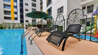 Luxe Studio with pool, gym and work space - 9