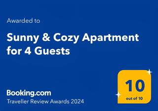Sunny & Cozy Apartment for 4 Guests & Free Parking - 7