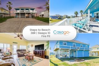 Perfect Steps to Beach Firepit Sleeps 10 - 0