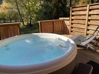 LE GRIZZLY Chalet en bois avec SPA Jacuzzi - 0