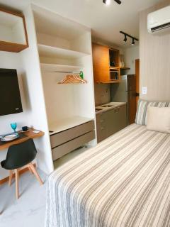 Studio com varanda vista mar - 0