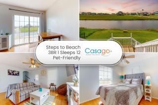 Haven Steps to Beach Community Pond Sleeps12 - 0