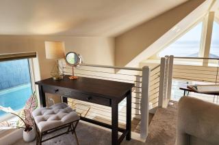 Ocean View! Charming Home with Loft, Sleeps 6! Secluded Searose - 3