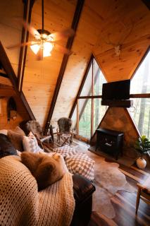 Waterfront A Frame with Dock Canoe Kayaks Family - 3