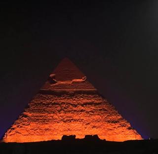 Golden king pyramids view INN - 0