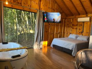 Chalé Refúgio Panorâmico Aconchegante - 9