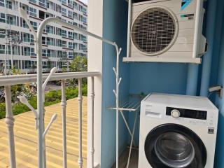 Grand Florida芭提雅带免费游泳池温泉桑拿浴和健身房瑜伽室私家海滩公寓E206 - 5