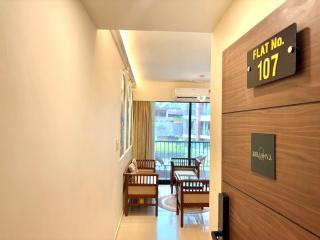 Ultra Luxe 1BHK Candolim - Modern Apartment, Pool, Balcony - 5 Minutes to Beach - 1