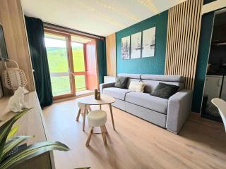 Cosy 28m² Balcon vue Les Sybelles - 0