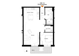 Dünenzauber - Neues Apartment mit Sauna in Strandnähe - 9