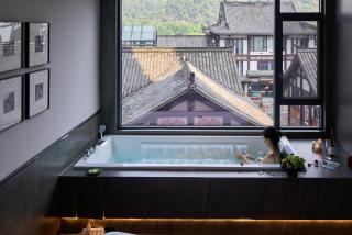 乐山L私汤江景酒店乐山大佛店leshan - 5