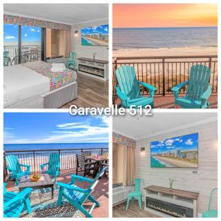 Oceanfront Condo With Oversized Balcony! Sleeps 2 Guests! Caravelle 512 - 0