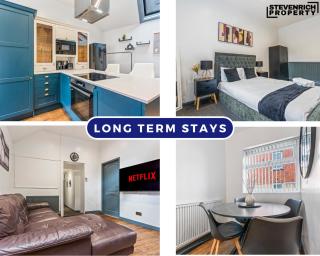 Long Stays Stylish Homely Flat Parking 4 Beds 6 Guests - 0