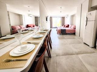 Apto pe na areia com linda vista do mar da varanda - 4