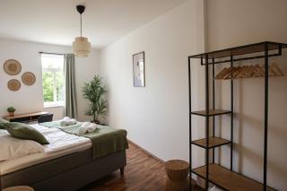 5-Personen Apartment mit Fußbodenheizung im ruhigen Hinterhaus mit Parkplatz & Balkon - 9