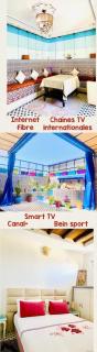 Appartement Riad style-Sky view Au centre ville, internet Fibre, canal plus, chaînes internationales - 9
