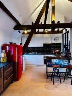 Loft vintage - spacieux 155 m2 - 4 chambres - Parking, Netflix, Wifi Fibre - 9