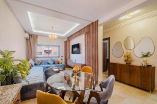 Bright Apartment with 2 Pools and Secure Parking - Marrakesh - 0