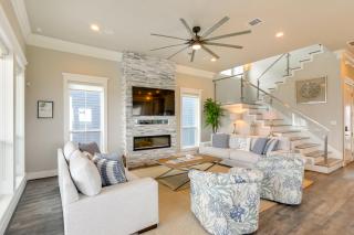 Walk to Beach Modern Galveston Home with Balconies! - 0