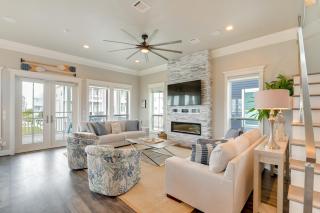 Walk to Beach Modern Galveston Home with Balconies! - 3