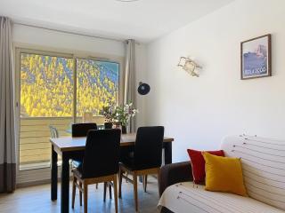 Isola 2000 T2 lumineux avec balcon, vue montagne, proche pistes - 6