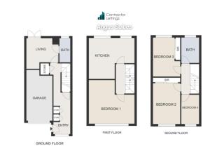 4 Bedroom Elegant House Near Peterborough City Center with Free Parking - Angus Suites by Contractor Lettings - 1