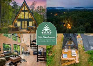 Luxury 2BR A-frame Hot Tub EV Charge Games - 0