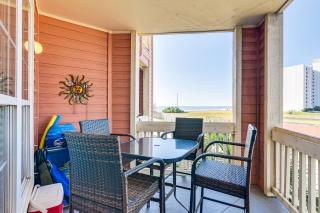 Pool Access and Balcony Beachfront Galveston Condo! - 9