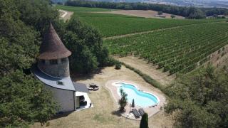 Romantic 18th-Century Windmill Retreat with Pool, Hot Tub Panoramic Views - 0