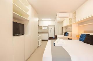 Easy Star - Aconchegante studio c cama Queen no Brooklin - ZX07I - 3