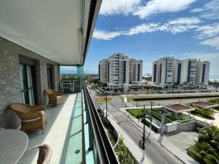 Home 48 I Apto pé na areia e com Piscina Aquecida em Bertioga - Bertioga - 3