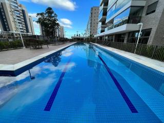 Home 48 I Apto pé na areia e com Piscina Aquecida em Bertioga - Bertioga - 2