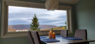 Panoramic northern lights on top of Tromsø island - 0