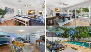 Family Oasis - Pool Hot Tub Games & Near Beach - 8