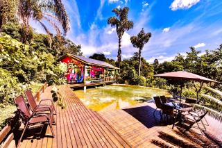 Casa Rosa - Terra Dourada, Paraíso na Natureza, piscina natural, Wi-Fi - 8